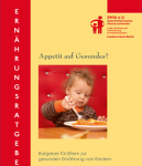 Titelseite der Broschuere "Appetit auf Gesundes"