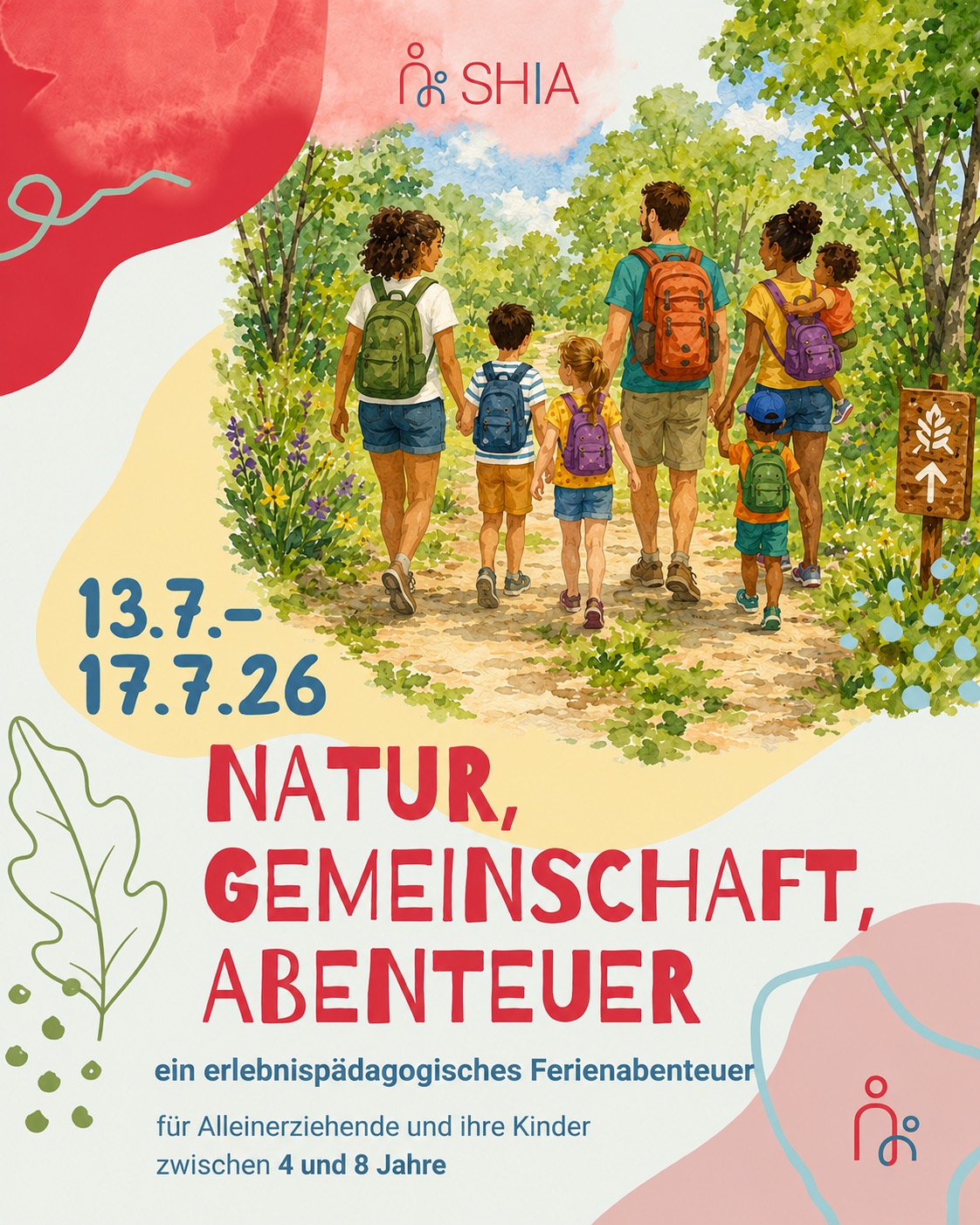 Ferienwoche für Kinder und ihren alleinerziehenden Eltern