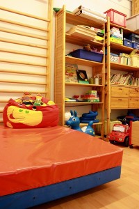Foto von der Spielecke im SHIA-Kinderzimmer